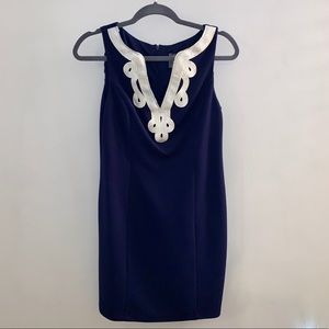Vince Camuto Navy Dress